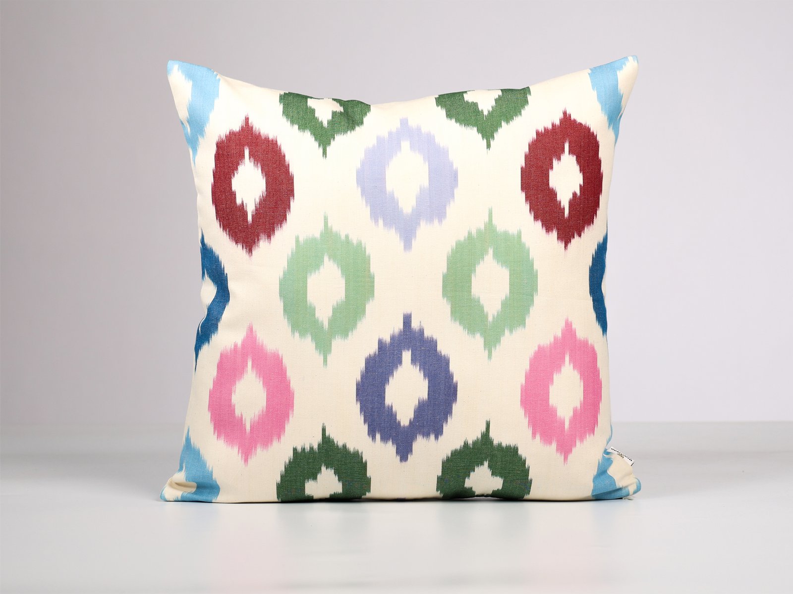 Multicolor Ikat Pillow Cover - Image 2