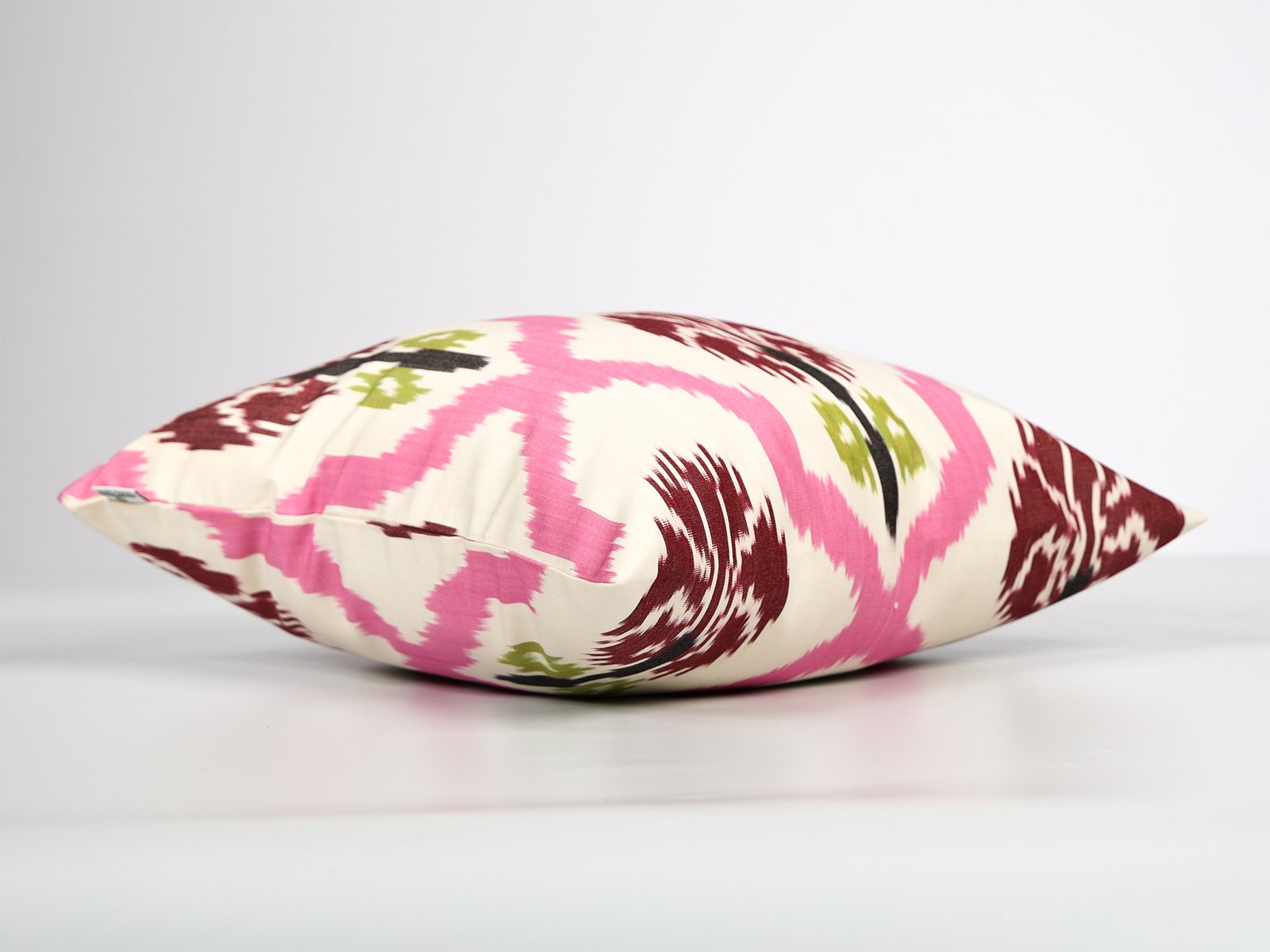 Pink Decorative Ikat Pillow Cover - Image 4