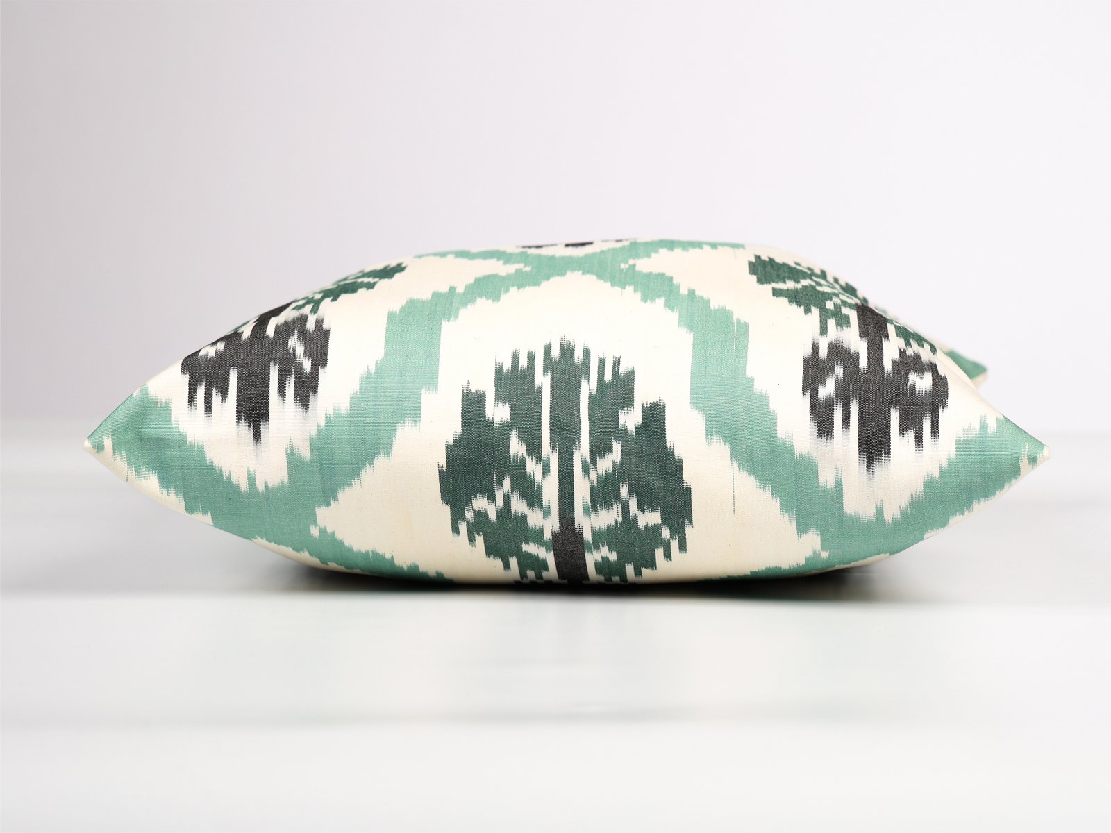 Mint Green Ikat Pillow Cover - Image 4