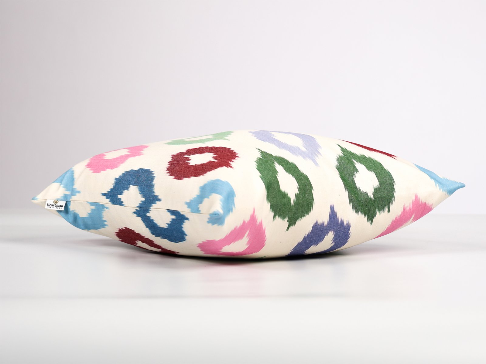 Multicolor Ikat Pillow Cover - Image 5