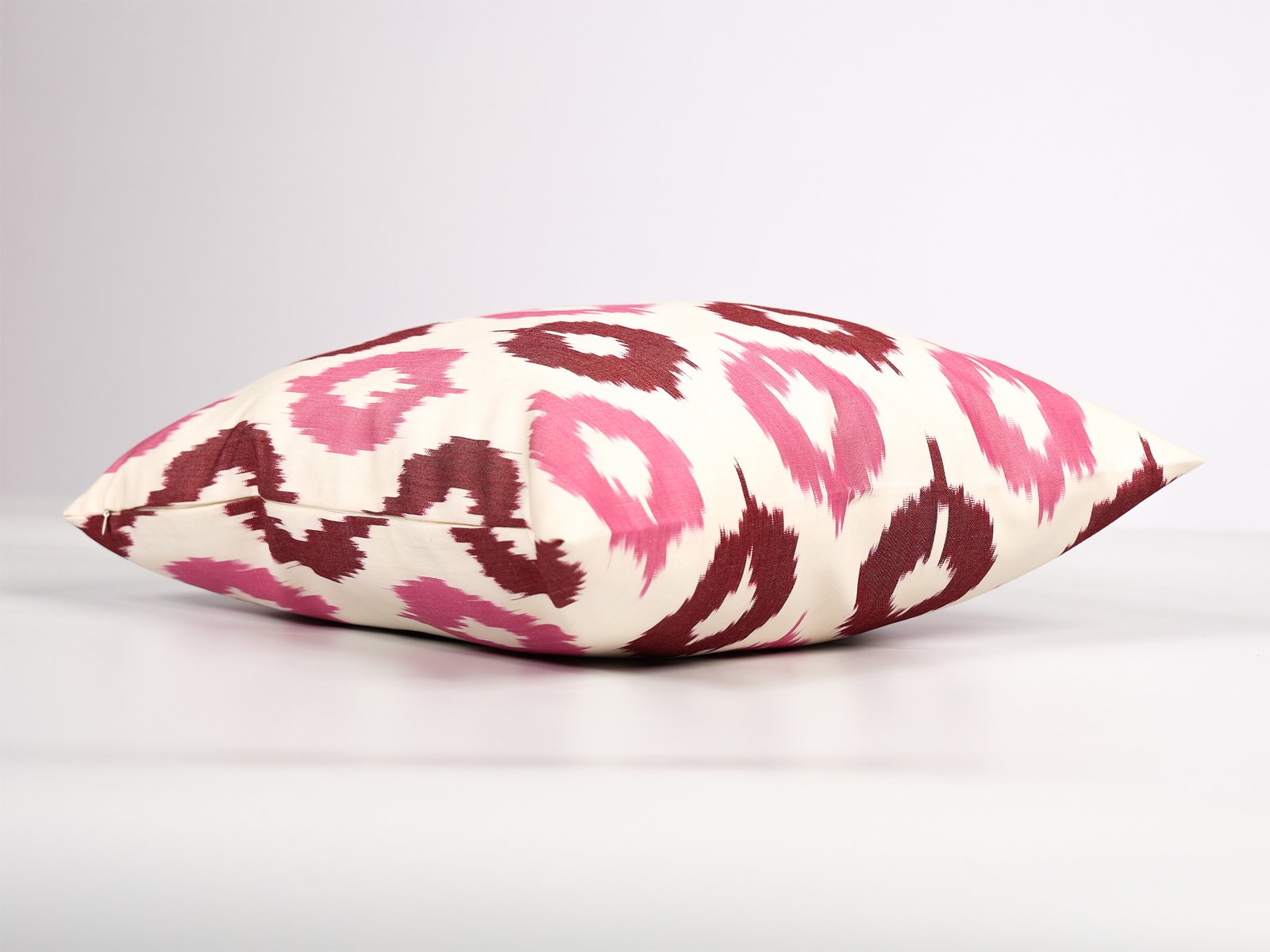 Pink Ikat Pillow Cover - Image 5