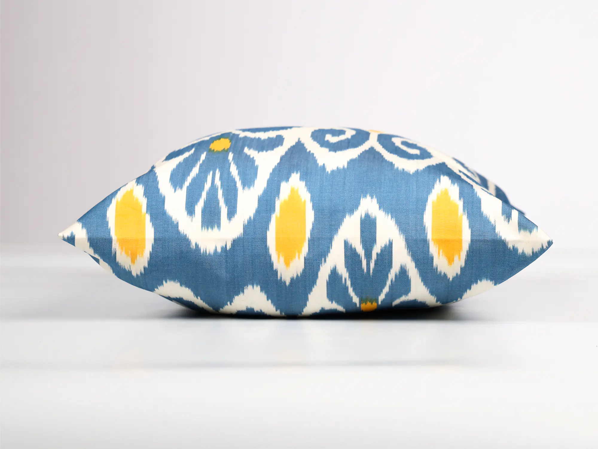 Blue Ikat Pillow Cover For Sale