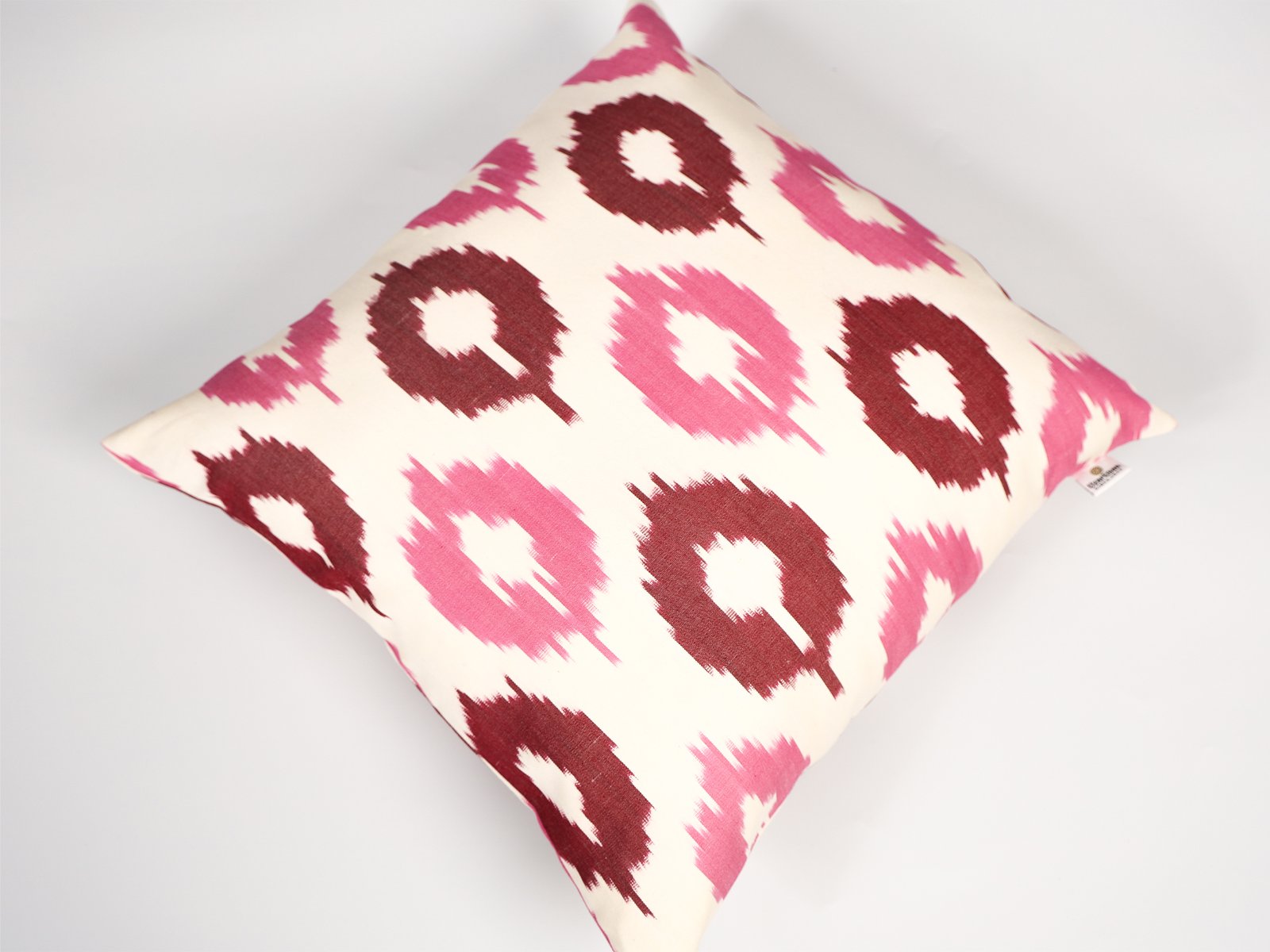 Pink Ikat Pillow Cover - Image 7
