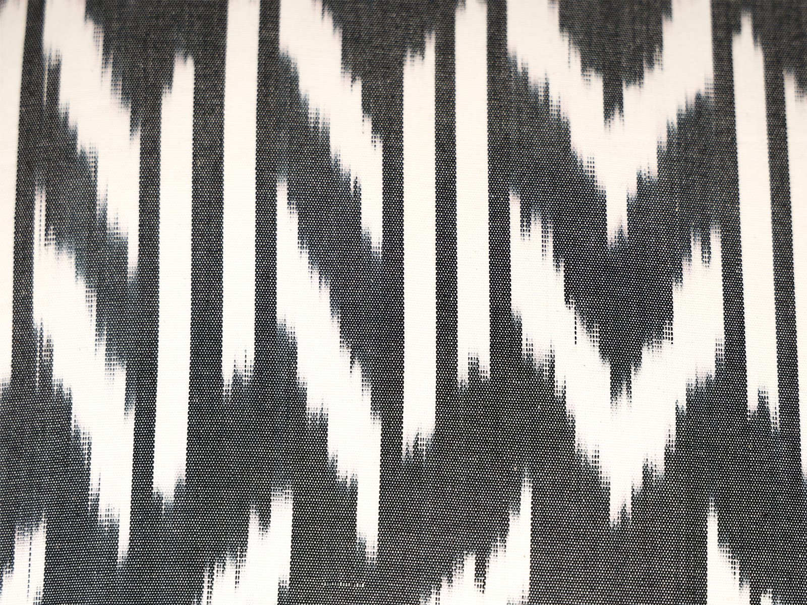 Black and White Ikat Pillow Cover - Image 7