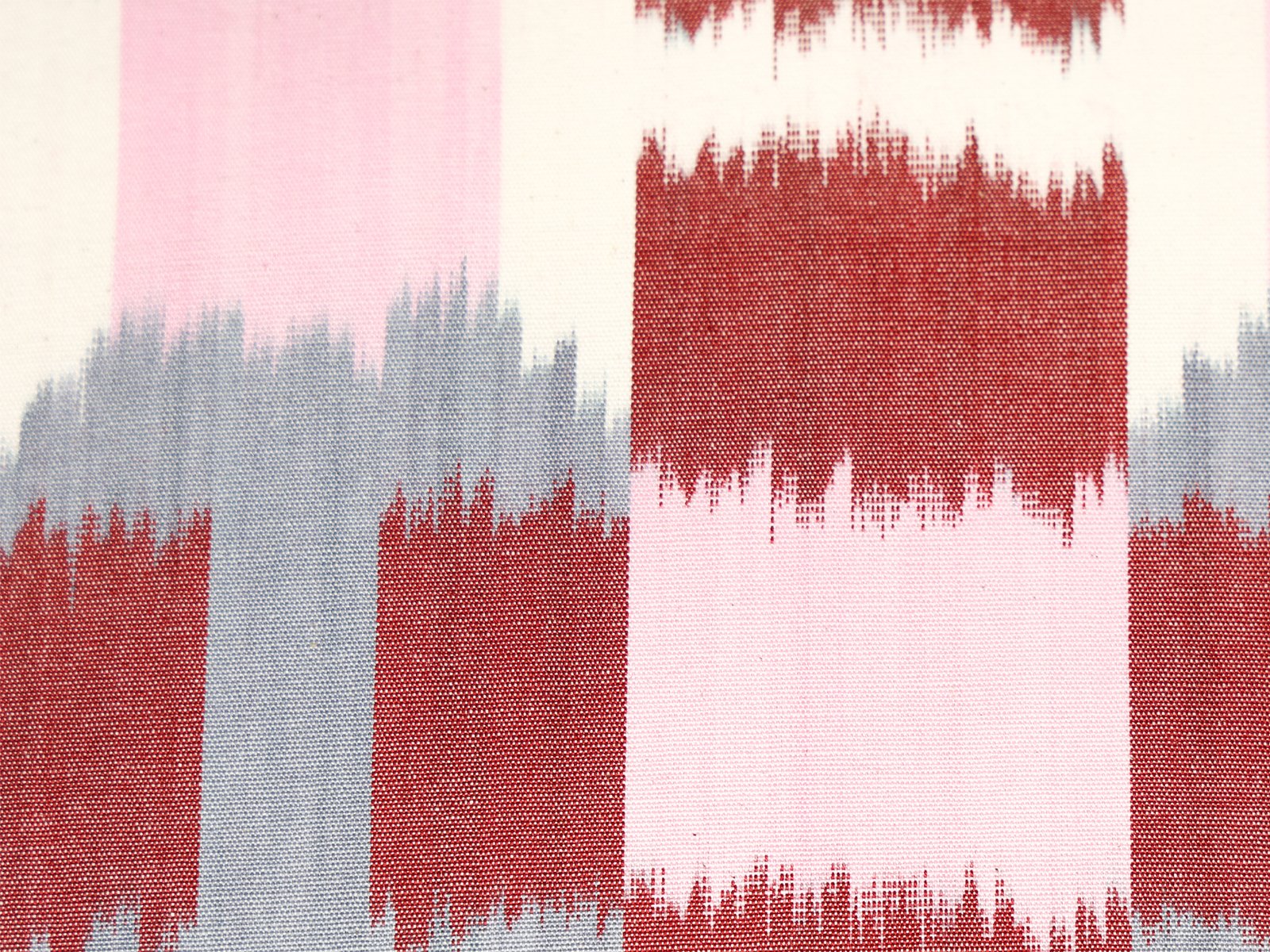 Pink Red Ikat Cushion Cover - Image 8
