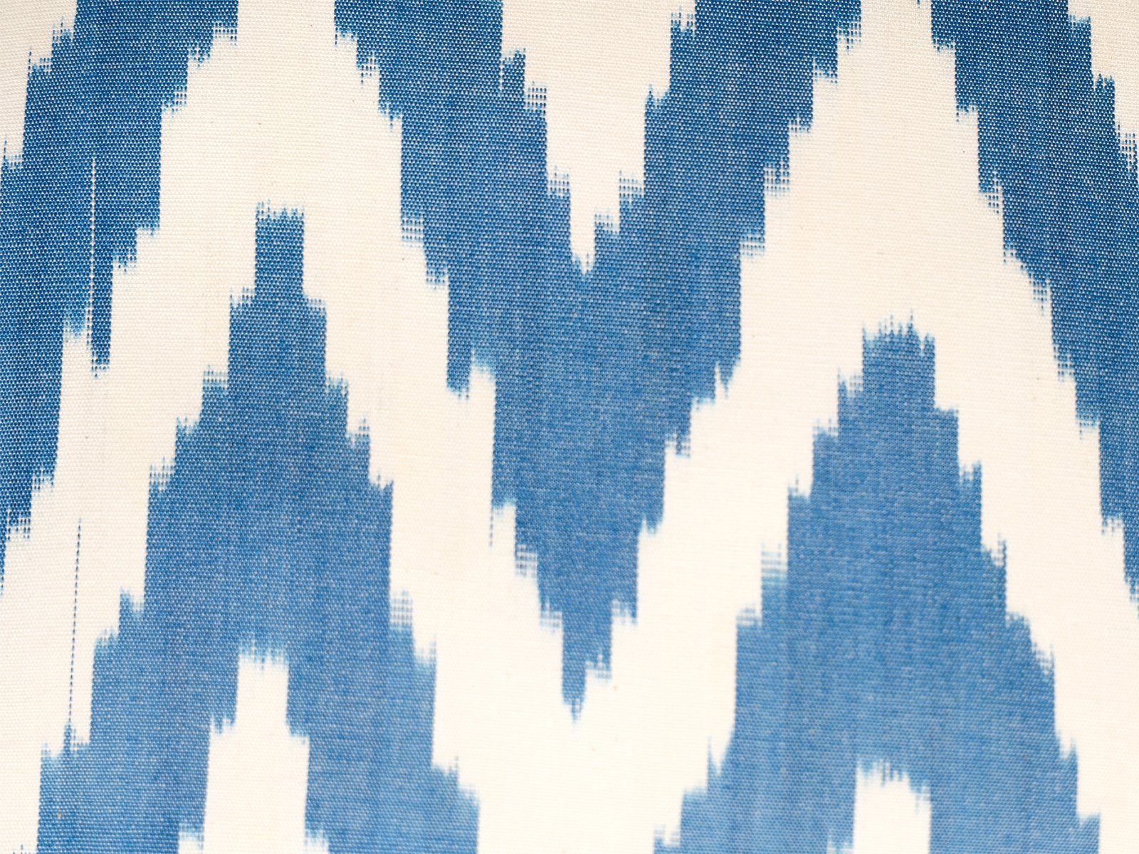 Blue Chevron Ikat Cushion Cover - Image 8