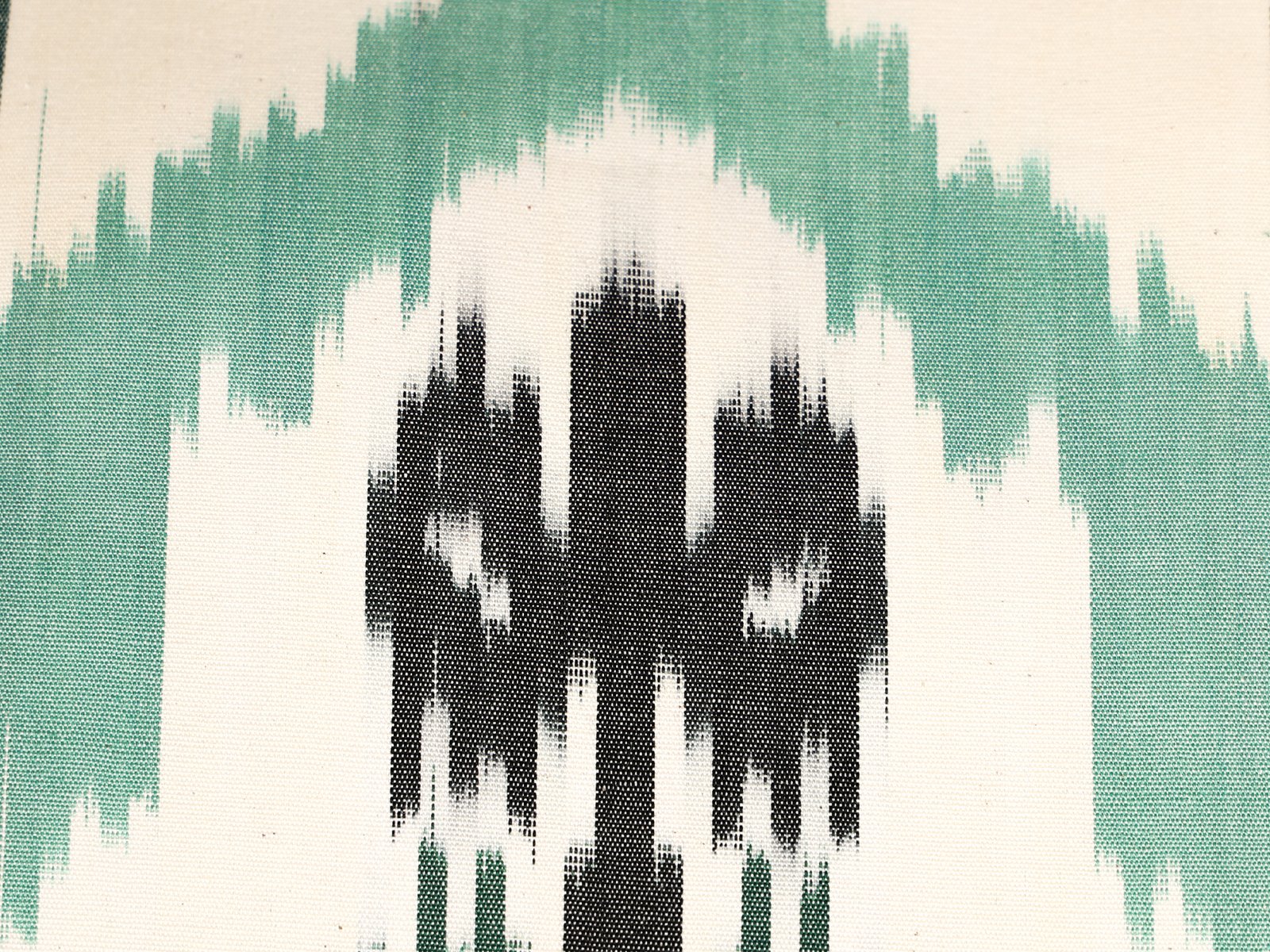 Mint Green Ikat Pillow Cover - Image 6