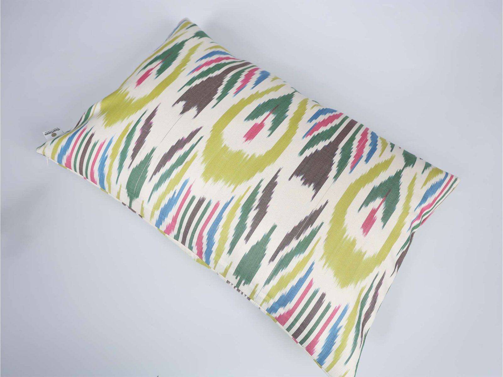 Boho Multicolor Ikat Cushion Cover - Image 6