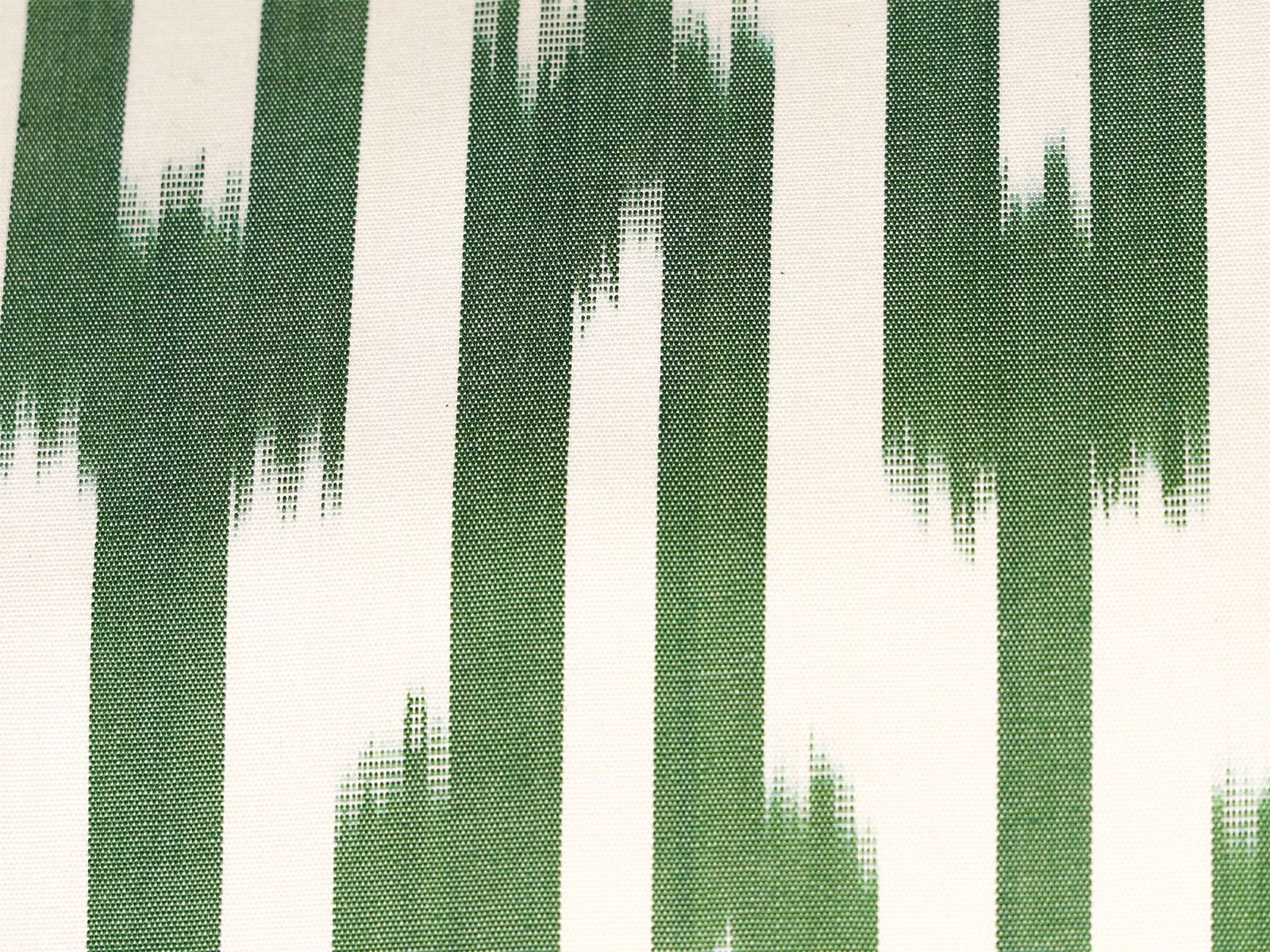 Green Ikat Stripe Cushion Cover - Image 7