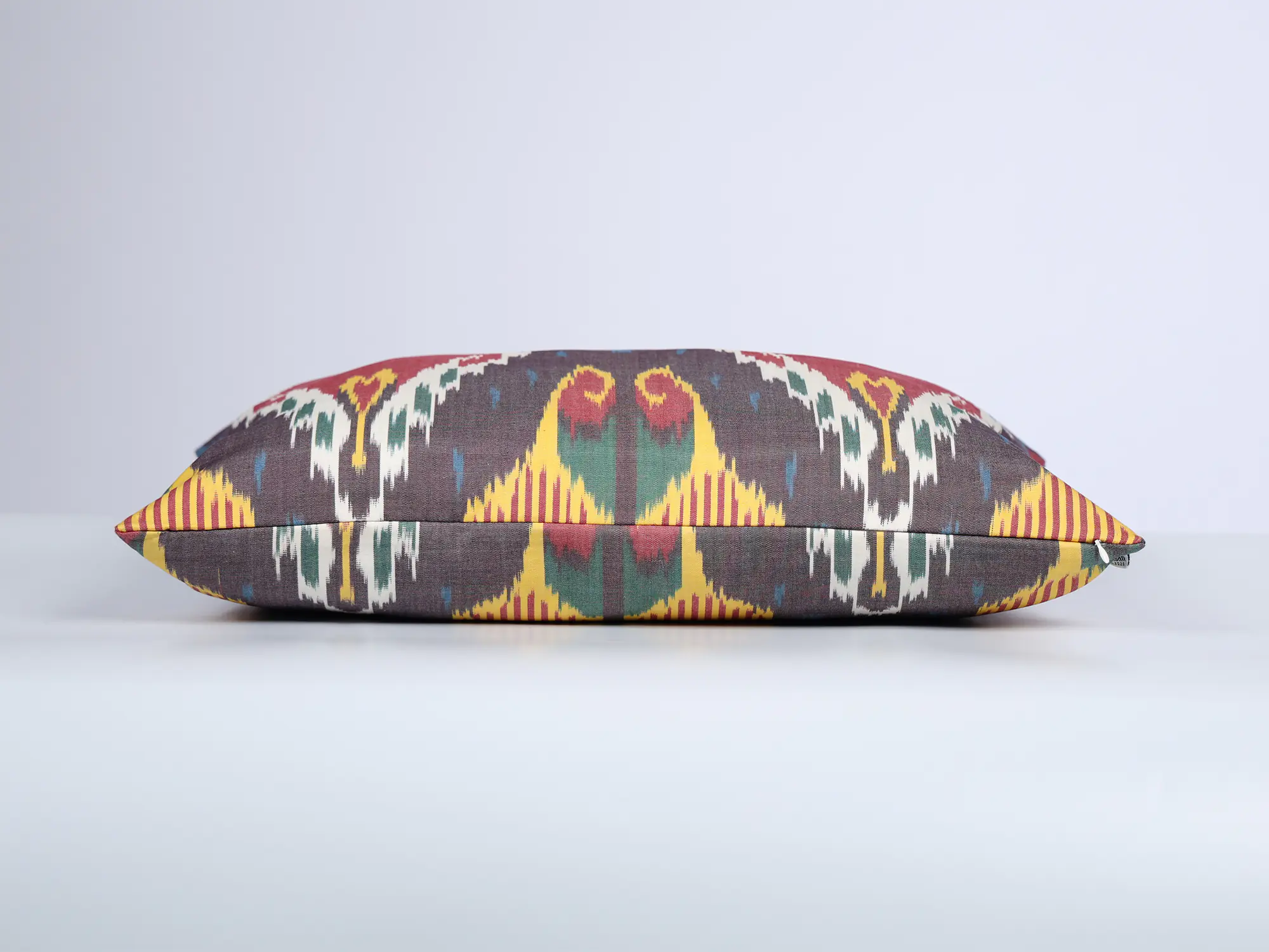 Multicolor Ikat Cushion Cover – Red Blue Decorative Pillow